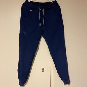 Navy scrub joggers